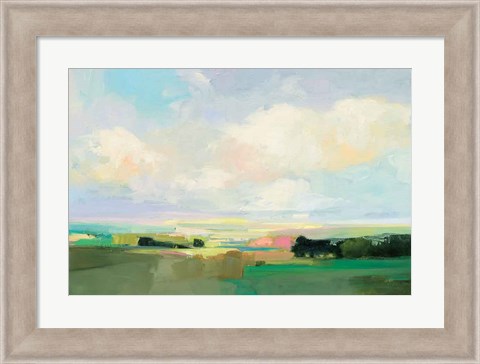 Framed Summer Sky I Print