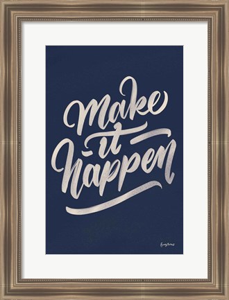 Framed Encouraging Words - Happen Print