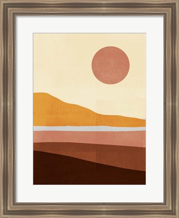 Framed Sunseeker Landscape I Print