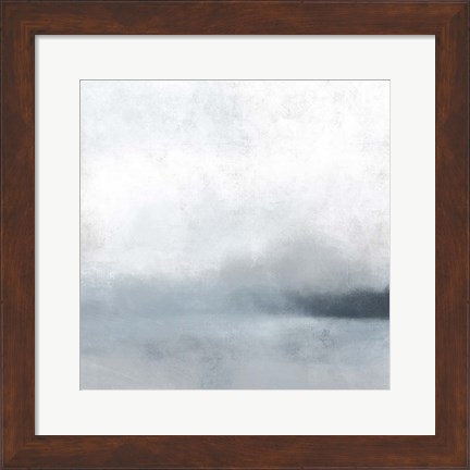 Framed Quiet Fog I Print