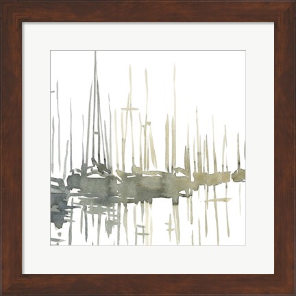 Framed Early Morning Wharf II Print