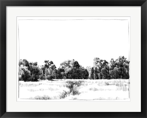 Framed Northern Neck Landscape I Print