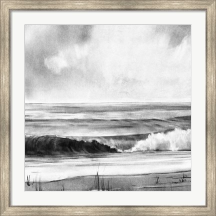 Framed High Tide Sketch I Print