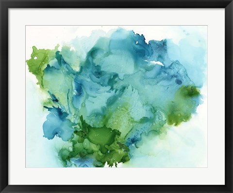 Framed Leafy I Print