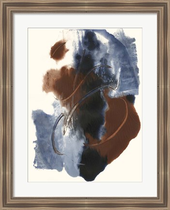 Framed Denim &amp; Rust II Print