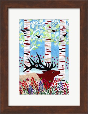 Framed Forest Creatures I Print