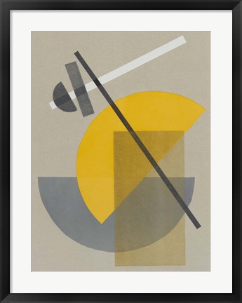 Framed Homage to Bauhaus IV Print