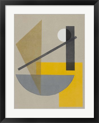 Framed Homage to Bauhaus VII Print