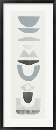 Framed Neutral Totems II Print