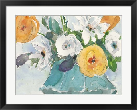 Framed Bouquet II Print