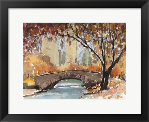 Framed Autumn in New York - Study I Print