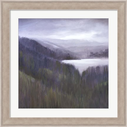 Framed Mountain Light Print