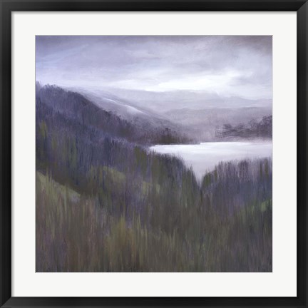 Framed Mountain Light Print