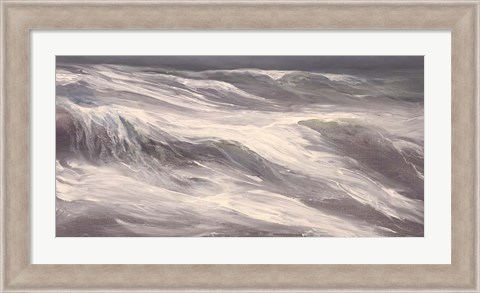 Framed Unsettled Seas Print