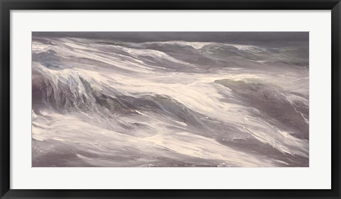 Framed Unsettled Seas Print