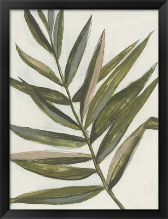 Framed Pastel Frond II Print