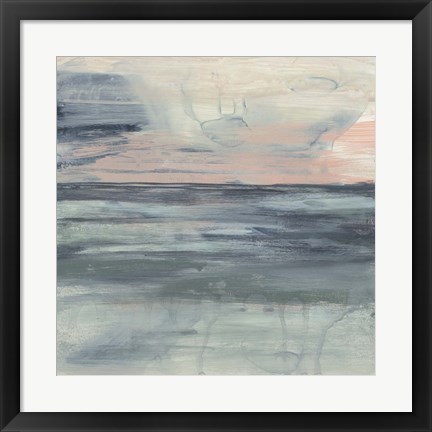 Framed Pastel Coast II Print