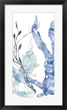 Framed Ocean Etude Triptych II Print