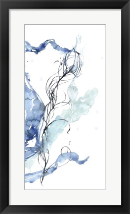 Framed Ocean Etude Triptych III Print