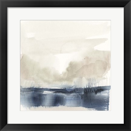 Framed Fog on the Horizon II Print