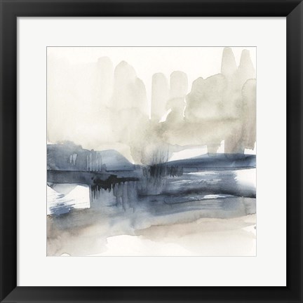 Framed Fog on the Horizon III Print