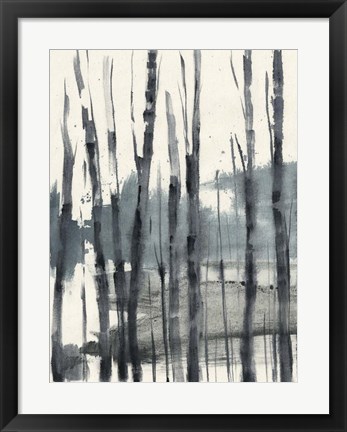 Framed Fluid Treeline II Print