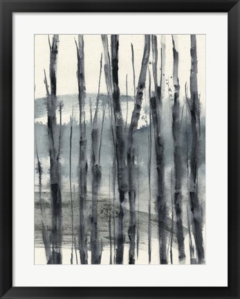 Framed Fluid Treeline III Print