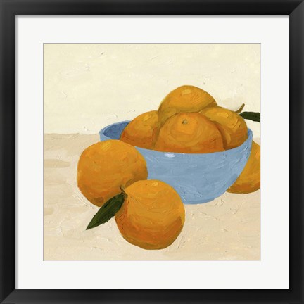 Framed Mandarins II Print