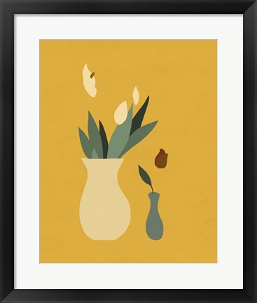 Framed Mod Peace Lily II Print