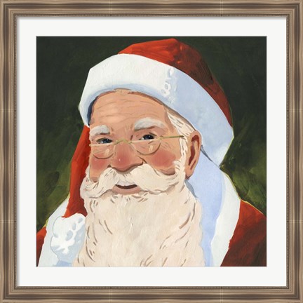 Framed Santa Claus Specs I Print