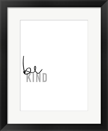 Framed Simply Kindness IV Print