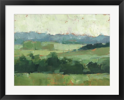 Framed Tree Line Vista I Print