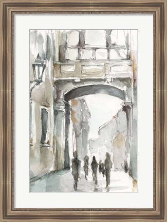 Framed Watercolor Arch Studies I Print