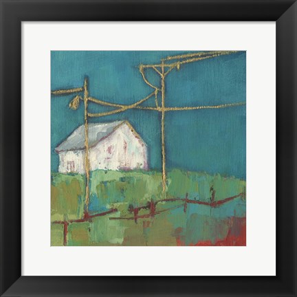 Framed Fon Barn III Print