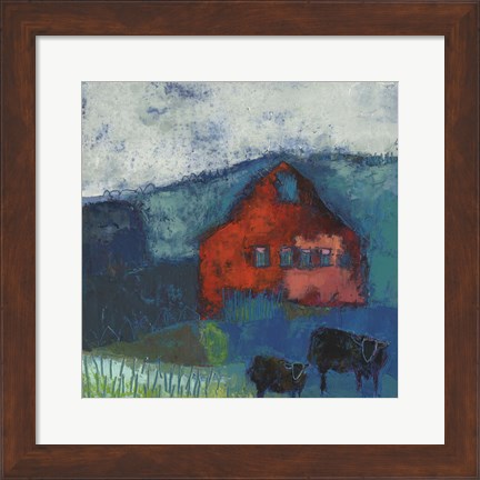 Framed Bremen Bluff Barn Print