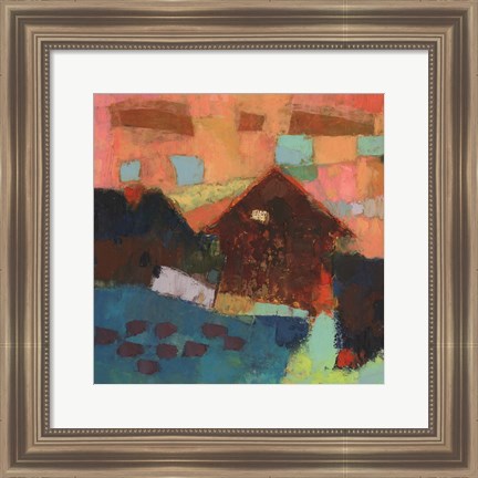 Framed Farmville Barn Print