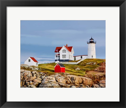 Framed Nubble House II Print