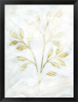 Framed Breezy Fronds II Print