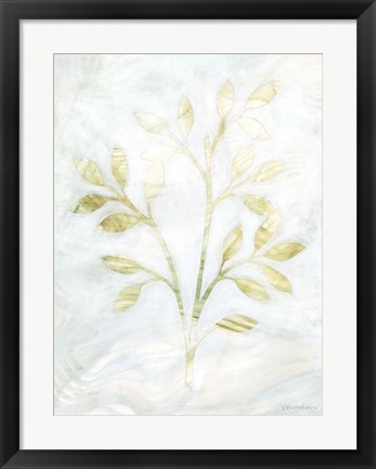 Framed Breezy Fronds II Print