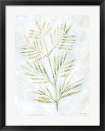 Framed Breezy Fronds III Print