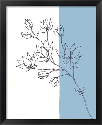 Framed Sweet Stems I Print