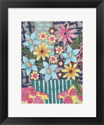 Framed Floral Surprise II Print