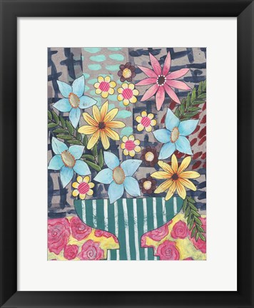 Framed Floral Surprise II Print