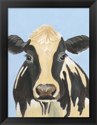 Framed Cow-don Bleu II Print