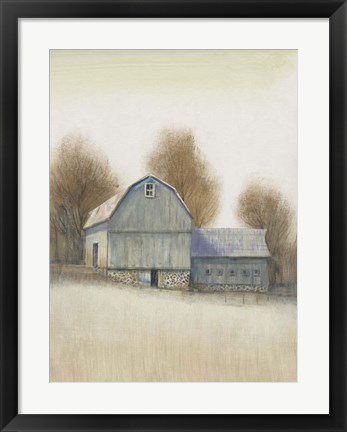 Framed Barn Side I Print