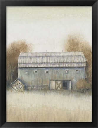 Framed Barn Side II Print