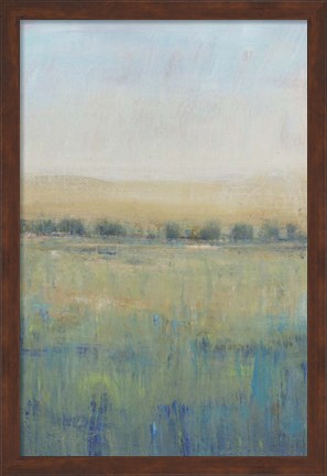 Framed Open Meadow View I Print