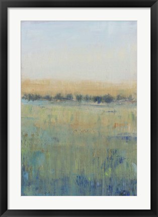 Framed Open Meadow View II Print