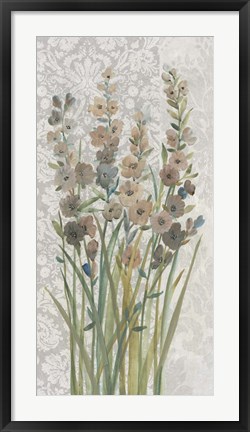 Framed Patch of Wildflowers II Print