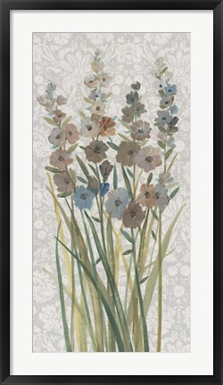 Framed Patch of Wildflowers III Print